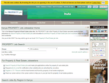 Tablet Screenshot of ke.thepropertyjob.com